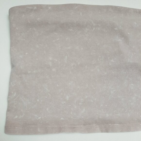 AERIE Tube Top Sleeveless Casual Stretch Crop Light Tan & Cream Sz M - Picture 2 of 12